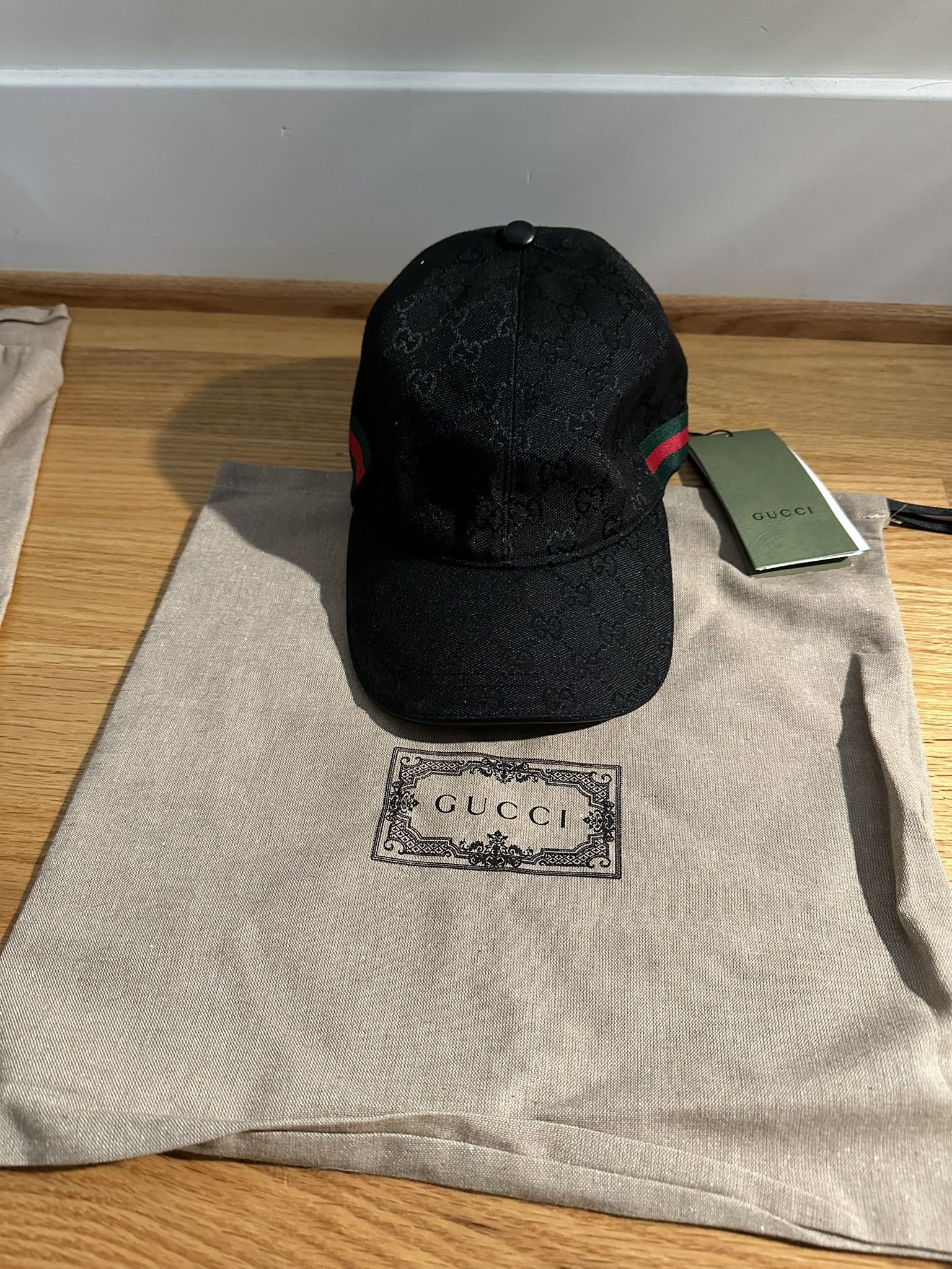 Original GG canvas baseball hat with Web