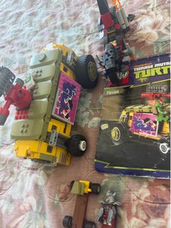 Lego Tmnt van and bike