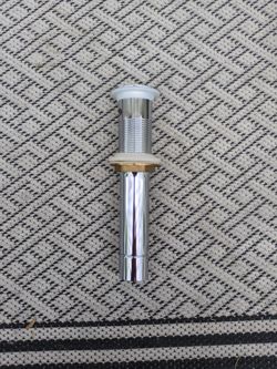 New bathroom sink drain brush nickled