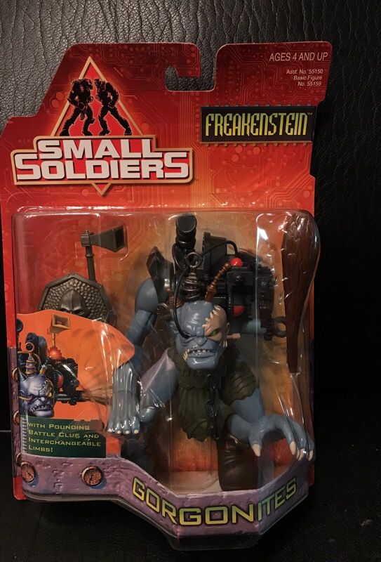 Small Soldiers Freakenstein Gorgonites with Pounding Battle Club and Interchangeable limbs 1996