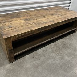 60” Reclaimed Wood Coffee Table