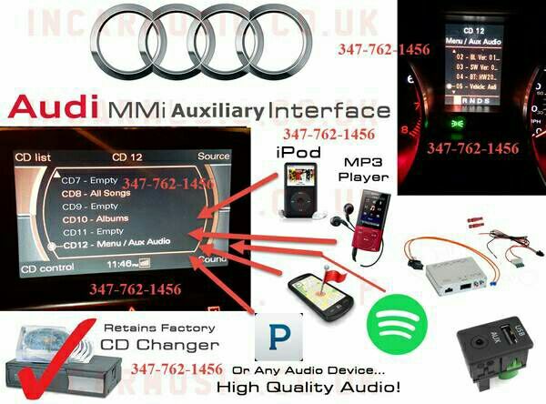 Где находится модуль bluetooth audi q7 2008 года