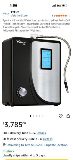 Tyent Water Ionizer. Amazing Deal!