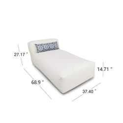 Outdoor Patio Bean Bag Lounge Chair