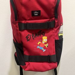 Vans X Simpsons - El Barto Backpack - Off The Wall Skate Bag - Bart Simpson