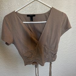Nude Crop Top