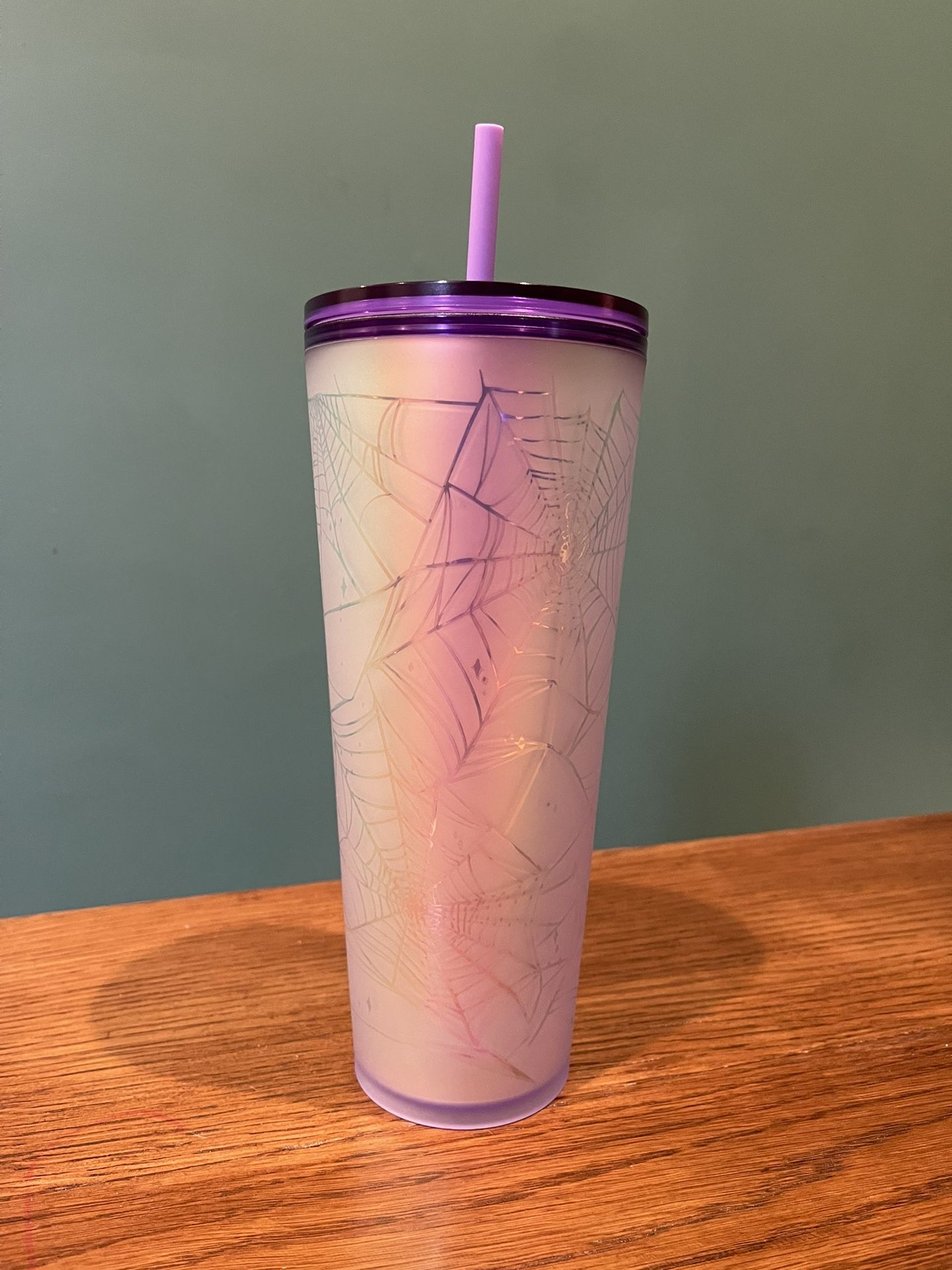 Starbucks Venti Purple Kaleidoscope Cold Cup - Depop