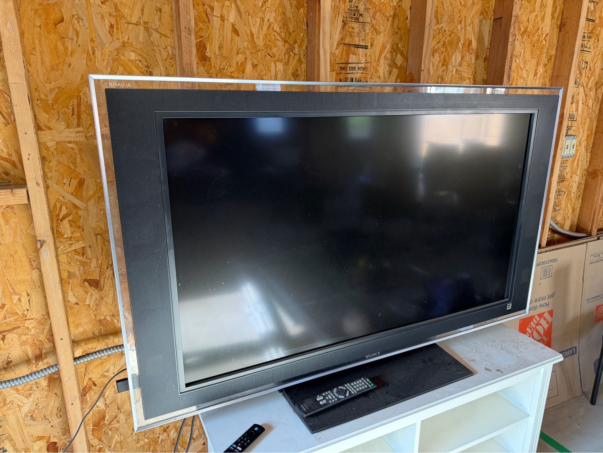 55” Sony Bravia LCD TV with Remote