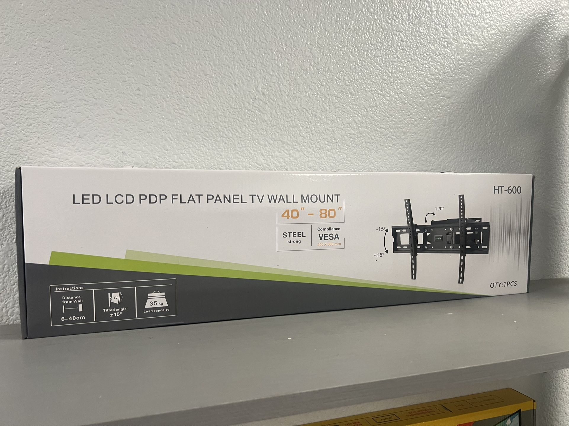 40-80” full motion smart tv mount 