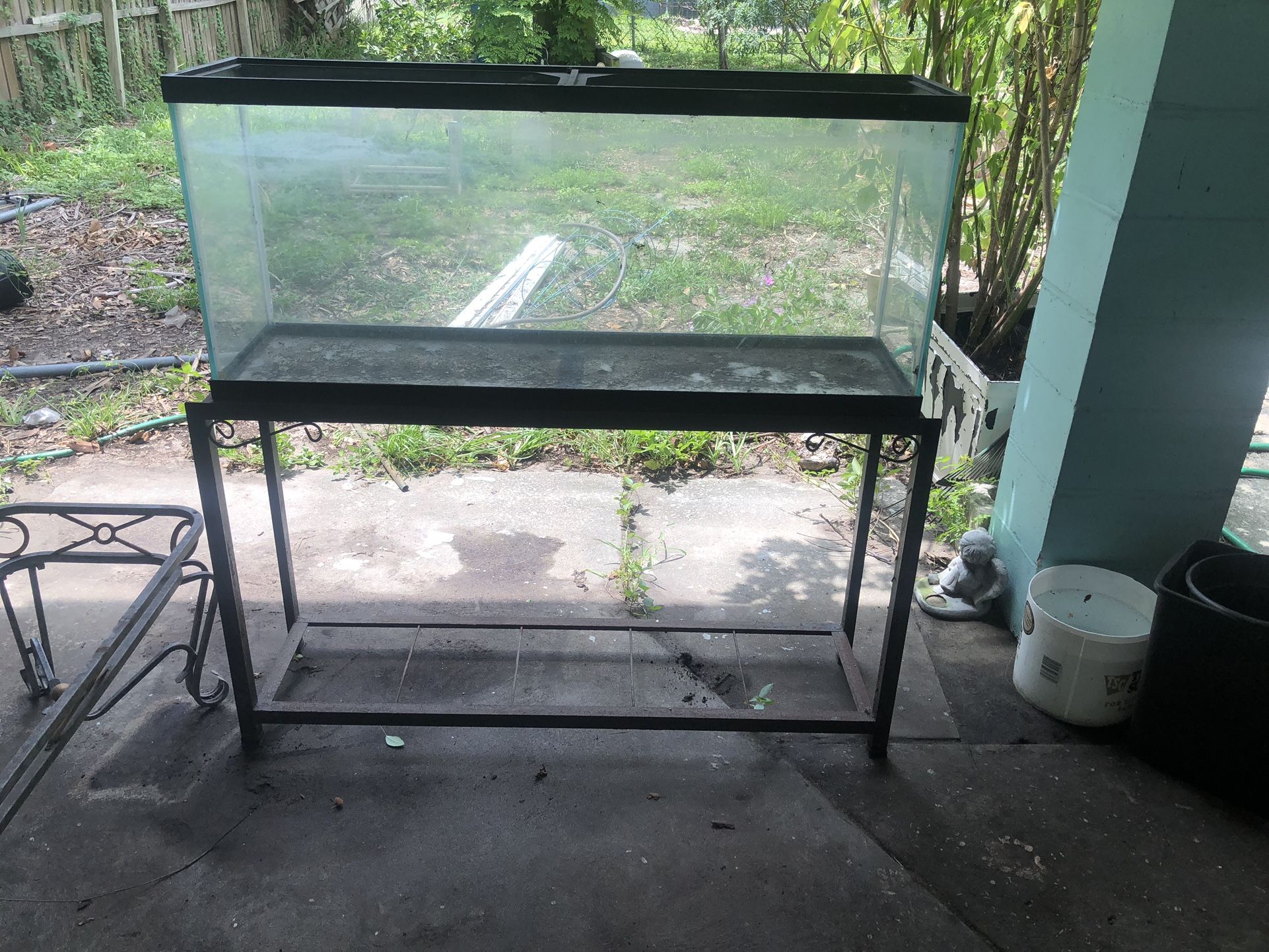 Fish tank and stand