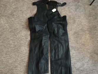 Women’s Leather Riding Chaps Size Large