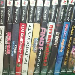 PlayStation 2 Game Lot OBO Pick Up Only