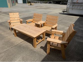 Handmade outdoor furniture