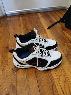 First come first pick up!
Nike Air Monarch size 11 Wide width New (just tried). 
Only 30 dollars (paid 80 dollars).
And I gift a New Ikea floor lamp s