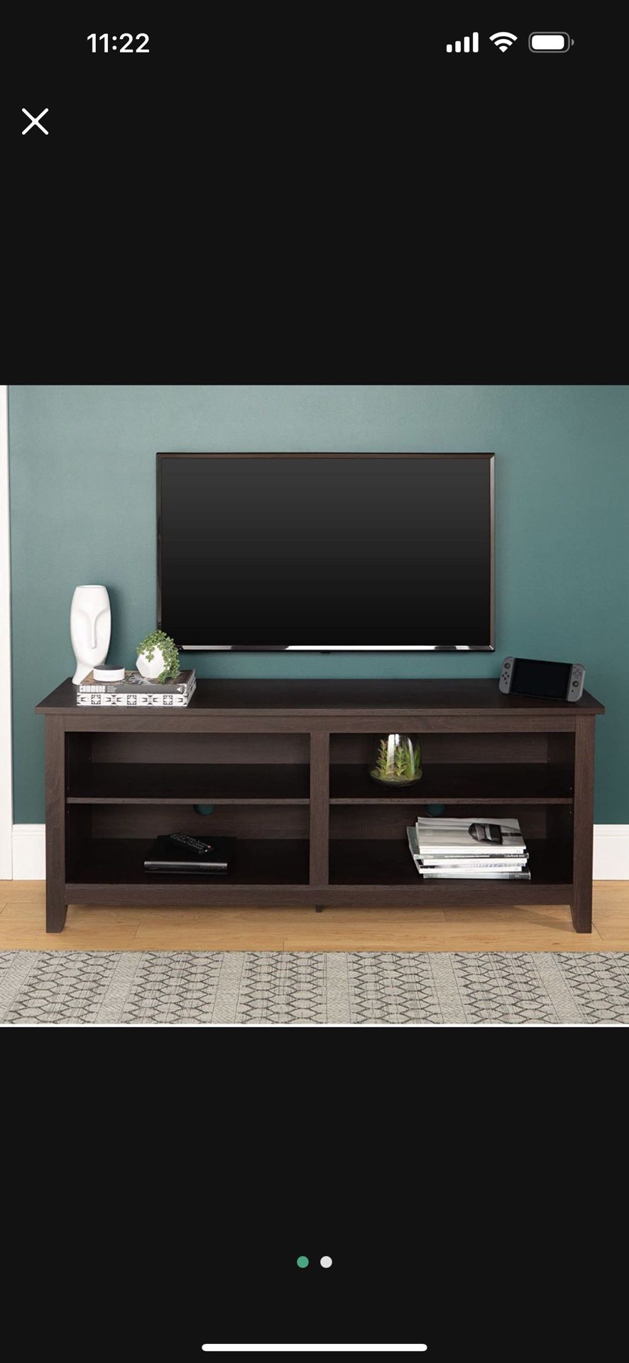 Walker Edison Classic TV Stand | For 65" TV's | Brand New