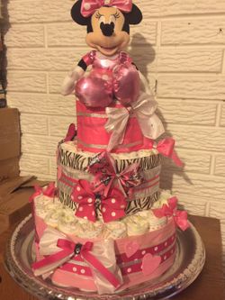 Diaper cake for baby shower