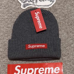 Dark Gray Supreme Beanie