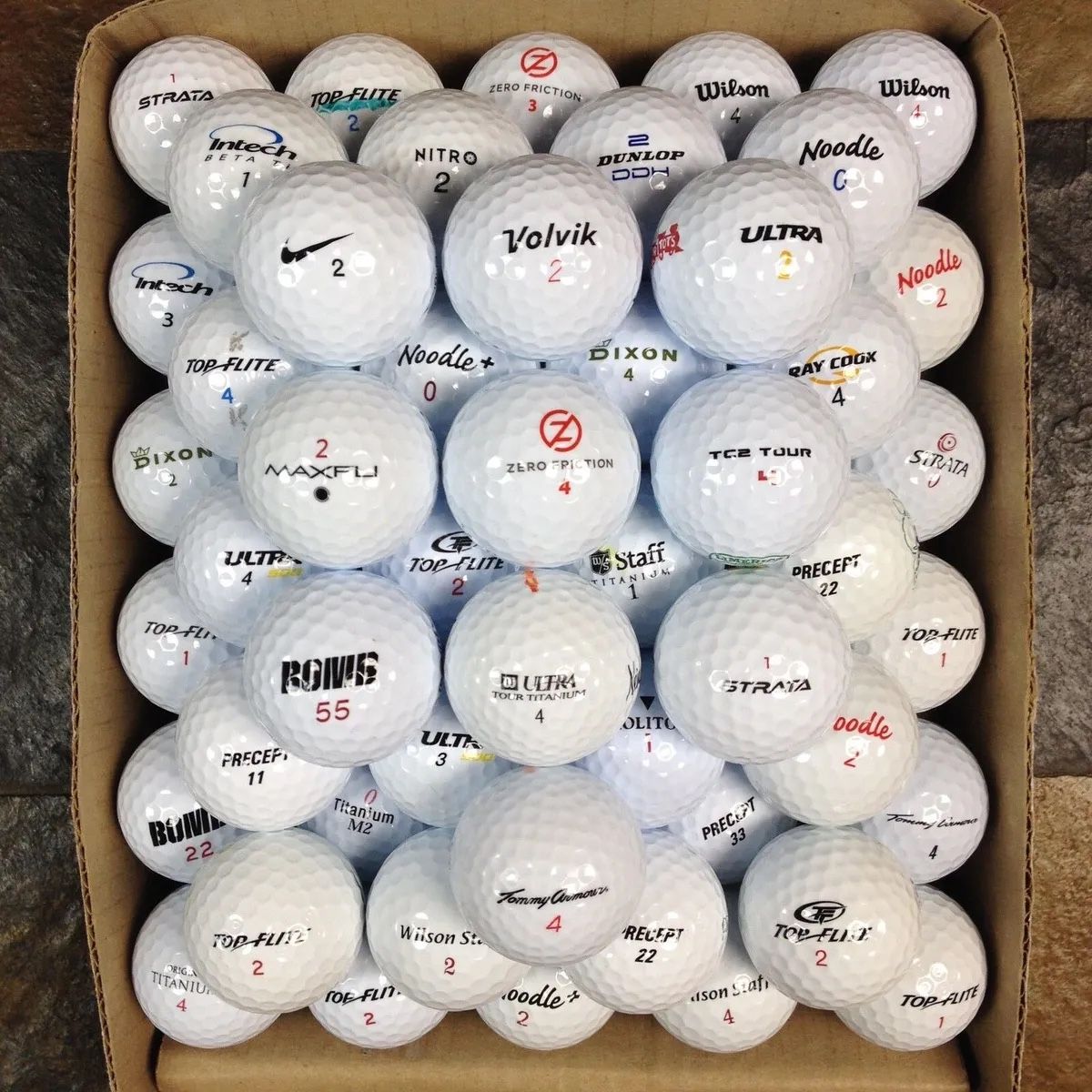100 Assorted Golf Balls