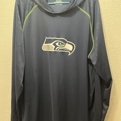 Mens Fanatics Seattle Seahawks Long Sleeve Pullover Size 2XL EUC NFL Football