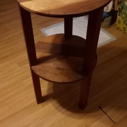 Tall Wooden Stand 