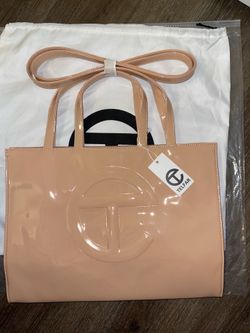 Telfar medium shopping bag- tan