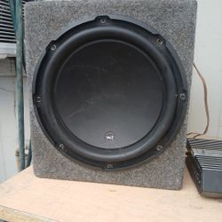 Jl Audio W3 12" AND PERFORMANCE TECHNIQUE  AMP 400W+400W 