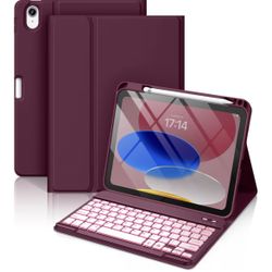 New iPad 11 Keyboard Case. Dark Cherry 