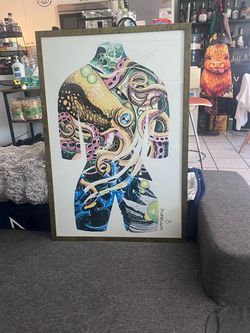 Vintage Darren Yeisley Tattoo Flash Body Suit Framed Poster (2003-2004)