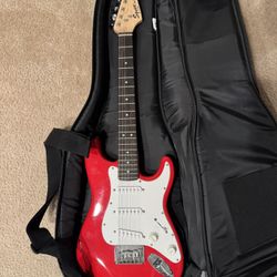 Kids Fender Squire Mini Electric Guitar & Bag
