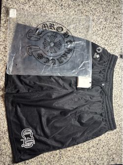 Chrome Hearts Black Mesh Shorts – New with Tags – Size (L)
