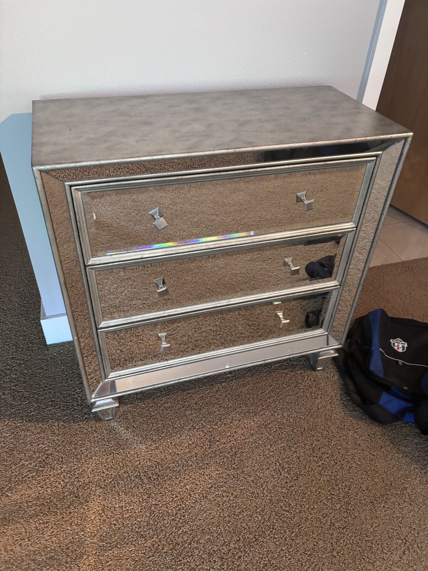 Living Spaces Glass Dresser