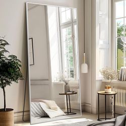 New Silver 76"X34" Oversized Full Length Standing Mirror