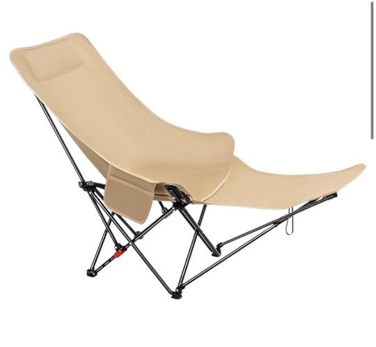 Adjustable Lazy Chair 4-Angle Reclining Foldable Chair with Removable Cushion