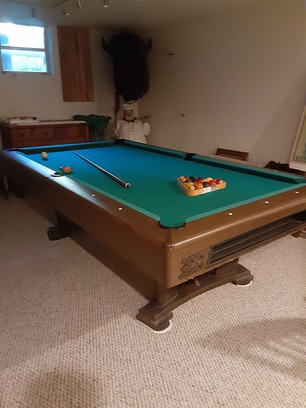 1972 Pool Table Model 6040398R 1972 Pool Table Model 6040398R 1972