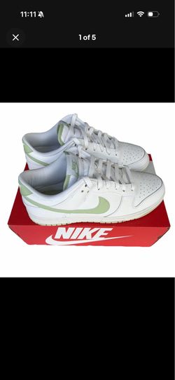 Nike Dunk Low Retro Honeydew White/Light Green DV0831-105 Sz 10