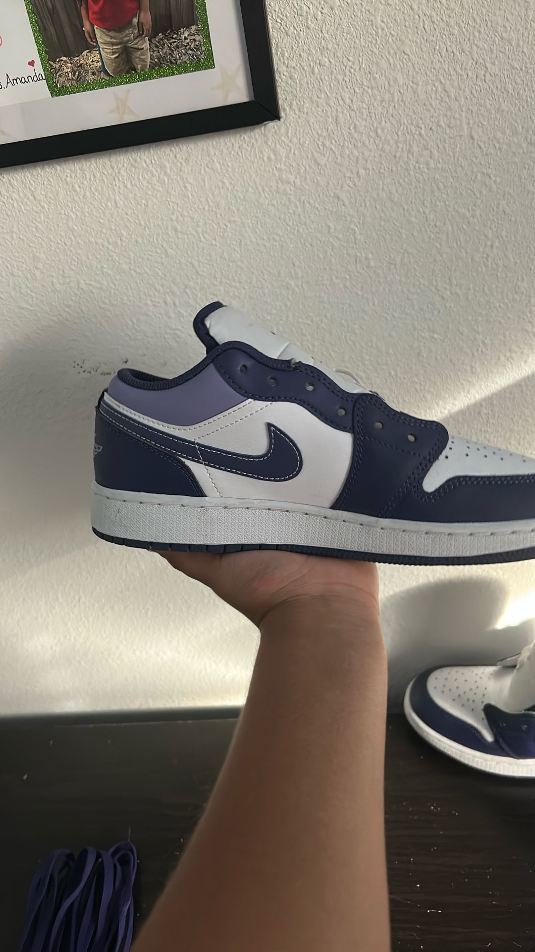 Jordan 1 lows purple