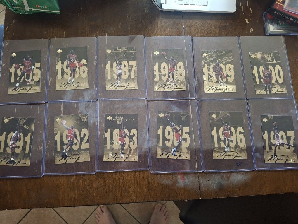 12 LARGE JORDAN CARD COLLECTION