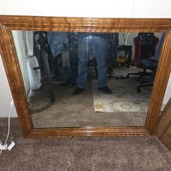 Antique MIRROR  WOOD FRAME