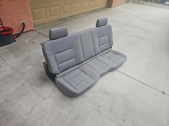 2019 Silverado Rear seat