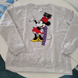 BRAND NEW WITH TAGS  DISNEY MINNIE MOUSE SWEATSHIRT SZ XXL