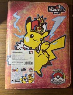 2026 Pokemon World Championships Binder San Francisco Pokemon Center Exclusive