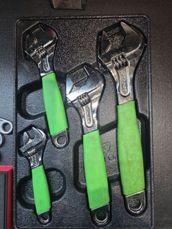 Snap on crescent wrenches