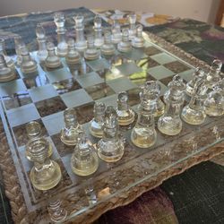 Glass Chess Set