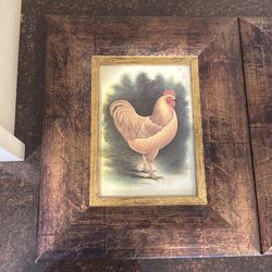 Chicken pictures set of 3