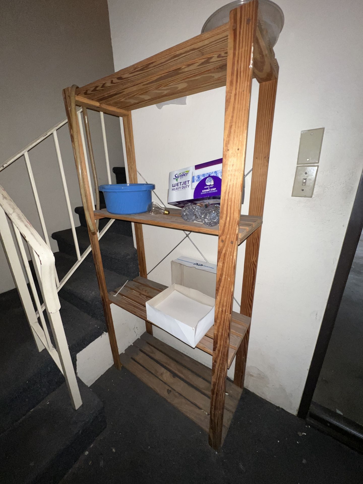 Wood Storage Shelve