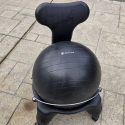 Gaiam Ball Chair, Great For Your Back And Core, Great Condition 