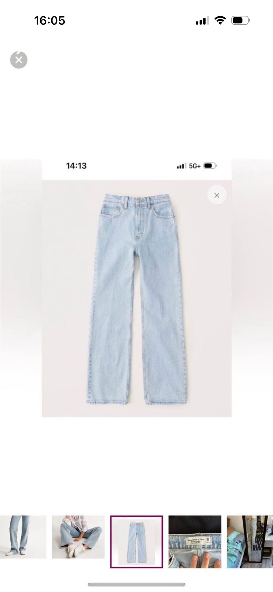 Abercrombie & Fitch The 90s Straight Jeans In Size 25