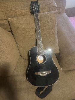 Daisy Rock 6263 Acoustic Guitar Black Glitter
