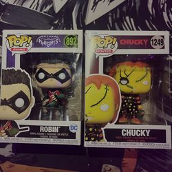 Funko Pop Figures Chucky & Robin (New in Box)