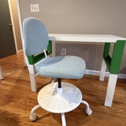 Ikea desk table chair for kids 